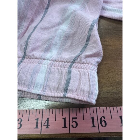 Victorias Secret Womens Medium Striped Pajama Set Y2K 90s Retro Classic Lounge - Picture 13 of 16